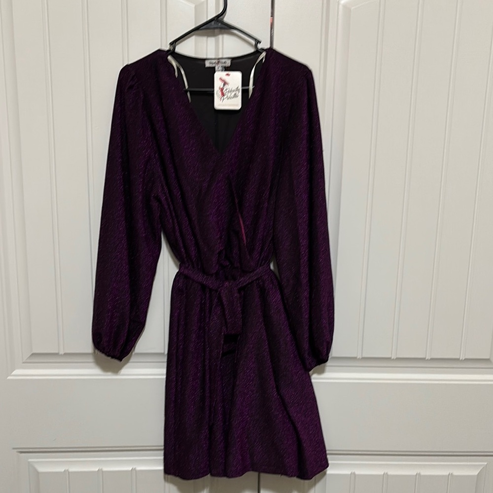 NWT Perfectly Priscilla Elegant Purple Dress